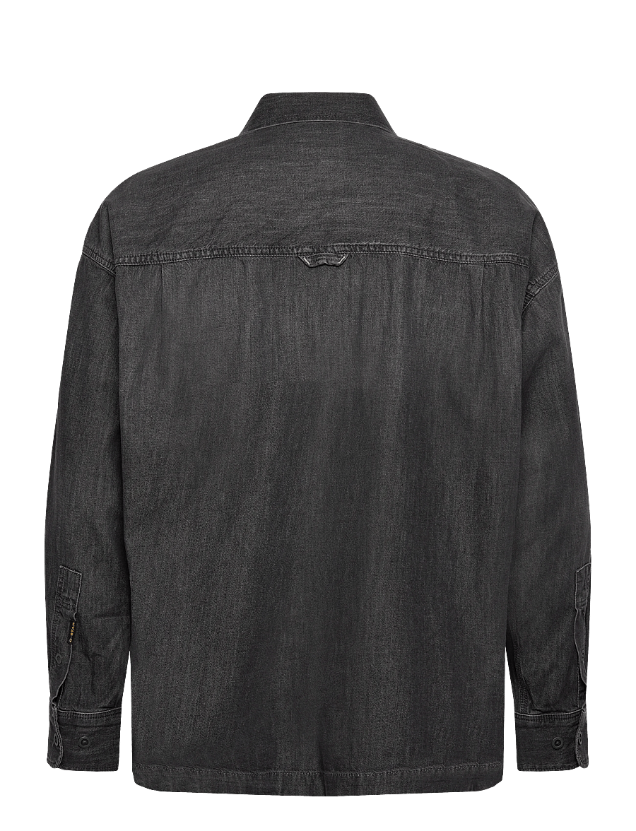 G-Star - Boxy fit flap pocket shirt - denimskjorter - worn in overcast sky - 1