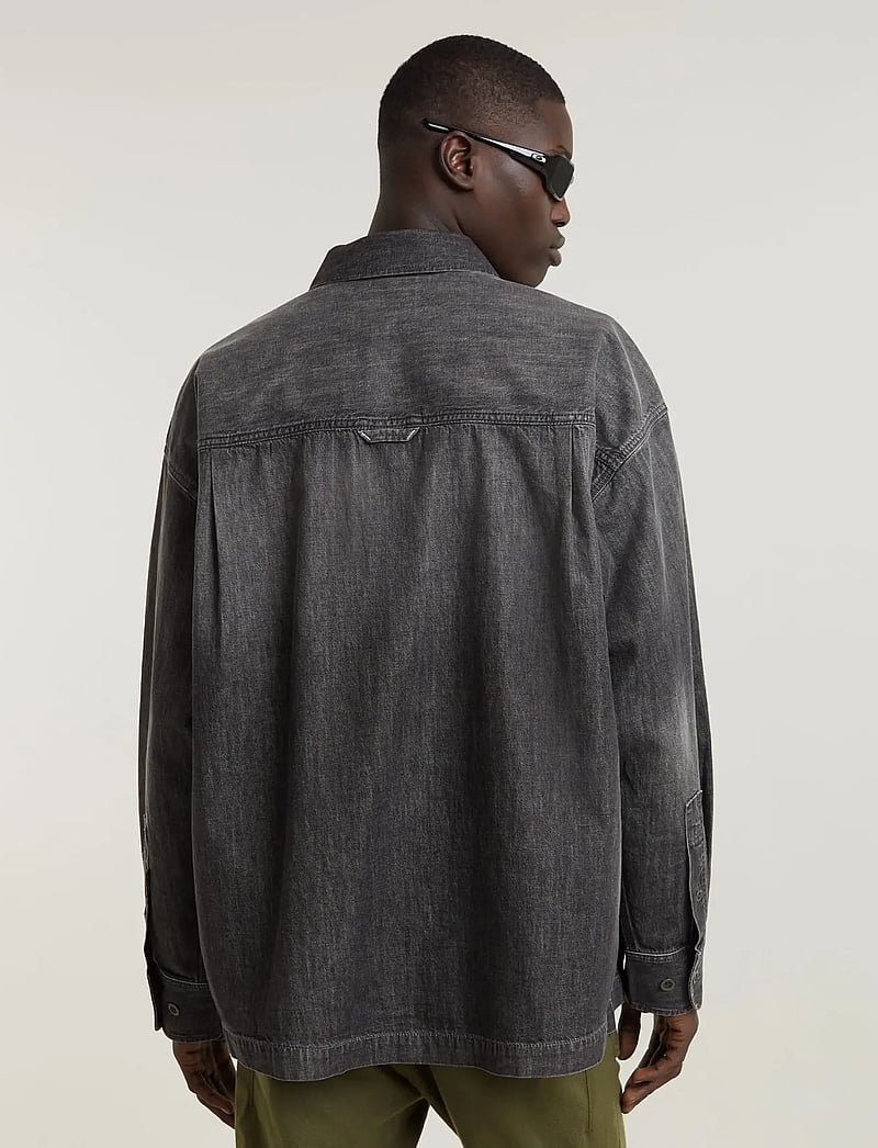 G-Star - Boxy fit flap pocket shirt - jeansskjortor - worn in overcast sky - 2