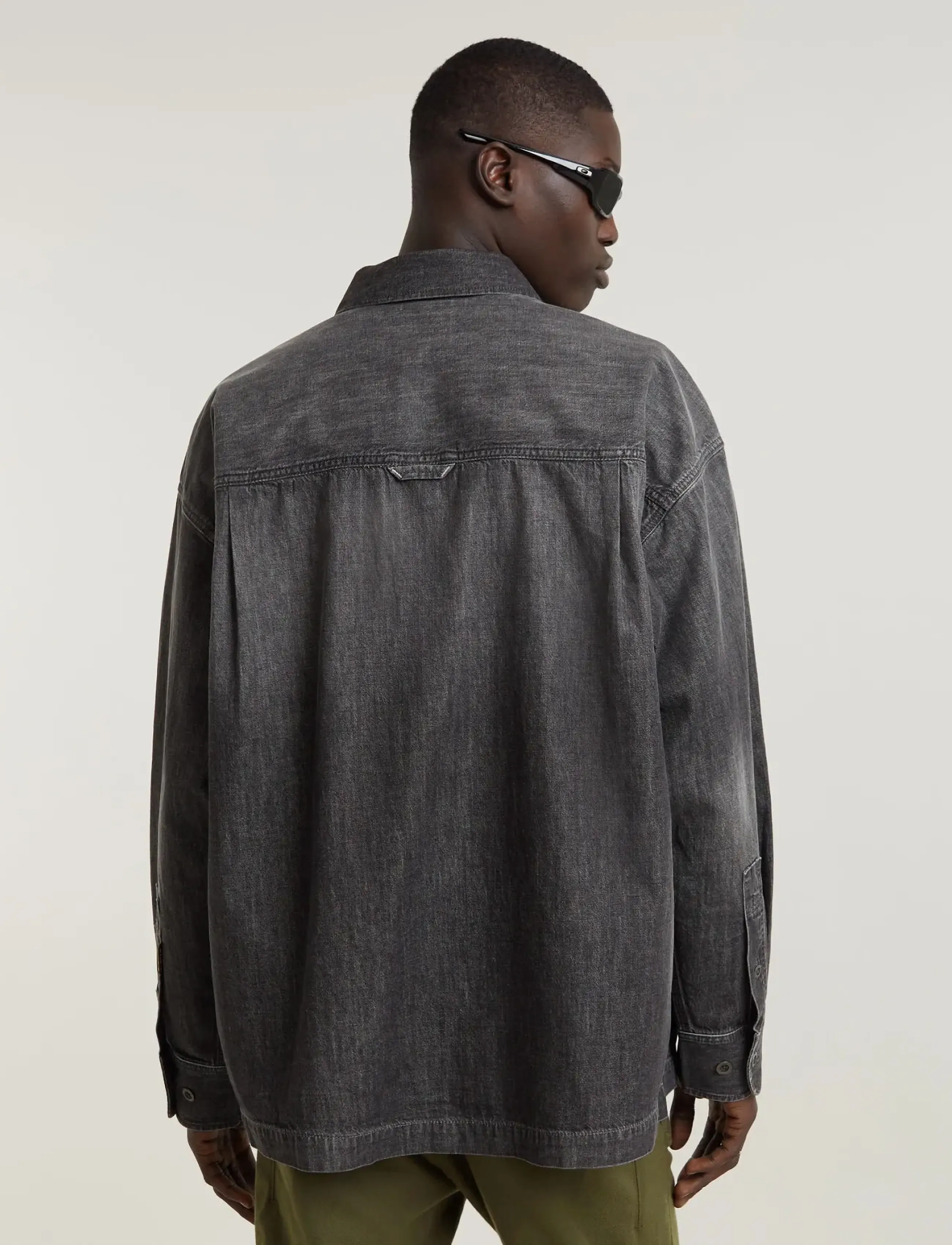 G-Star - Boxy fit flap pocket shirt - denimskjorter - worn in overcast sky - 2