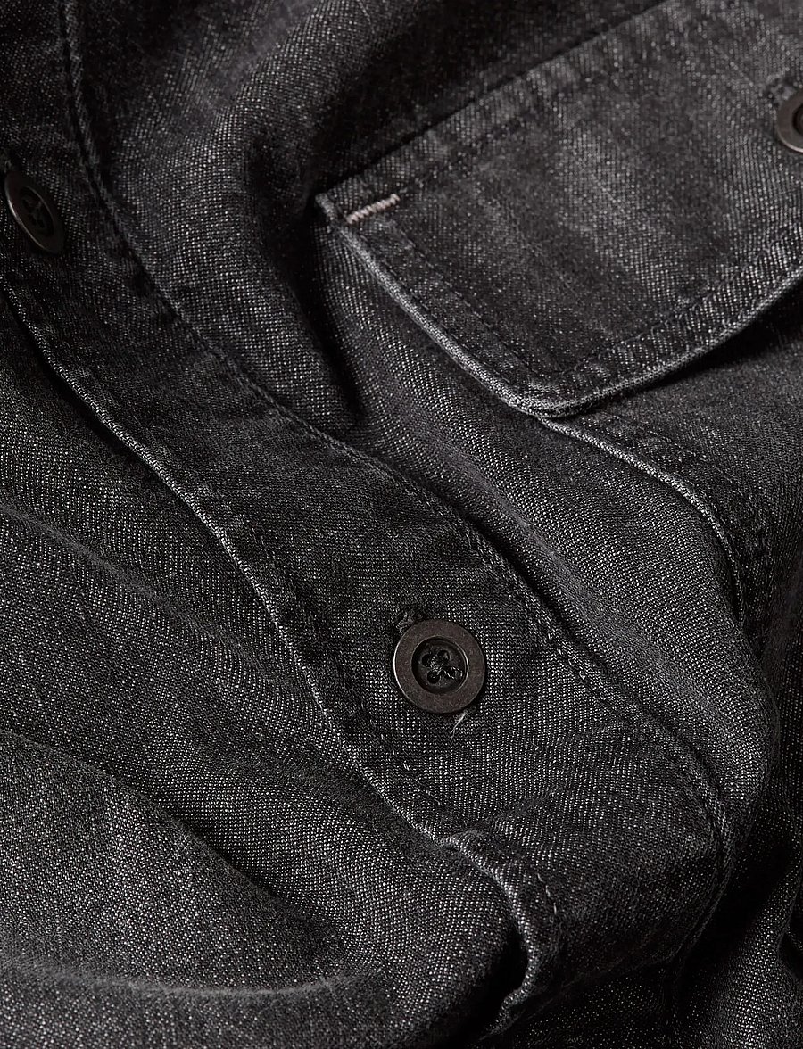G-Star - Boxy fit flap pocket shirt - denimskjorter - worn in overcast sky - 5