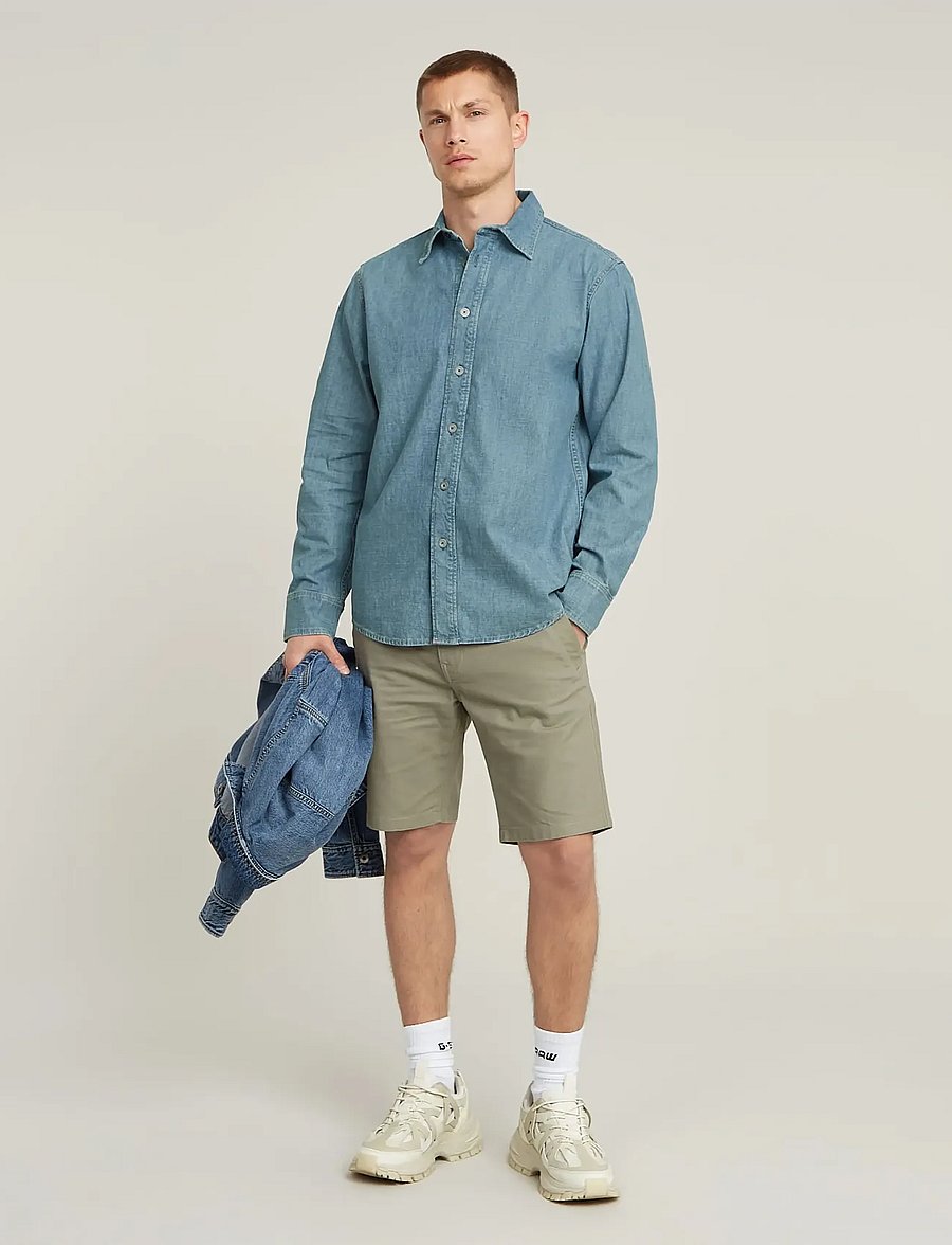 G-Star - Regular denim shirt l\s - chemises en jean - faded breeze - 3
