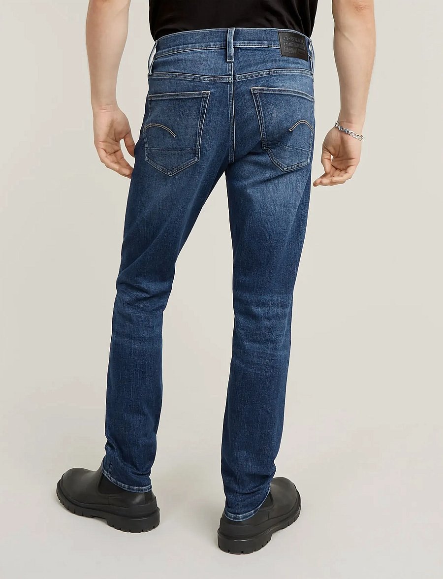 G-Star - 3301 Slim - slim fit džinsi - medium aged - 3