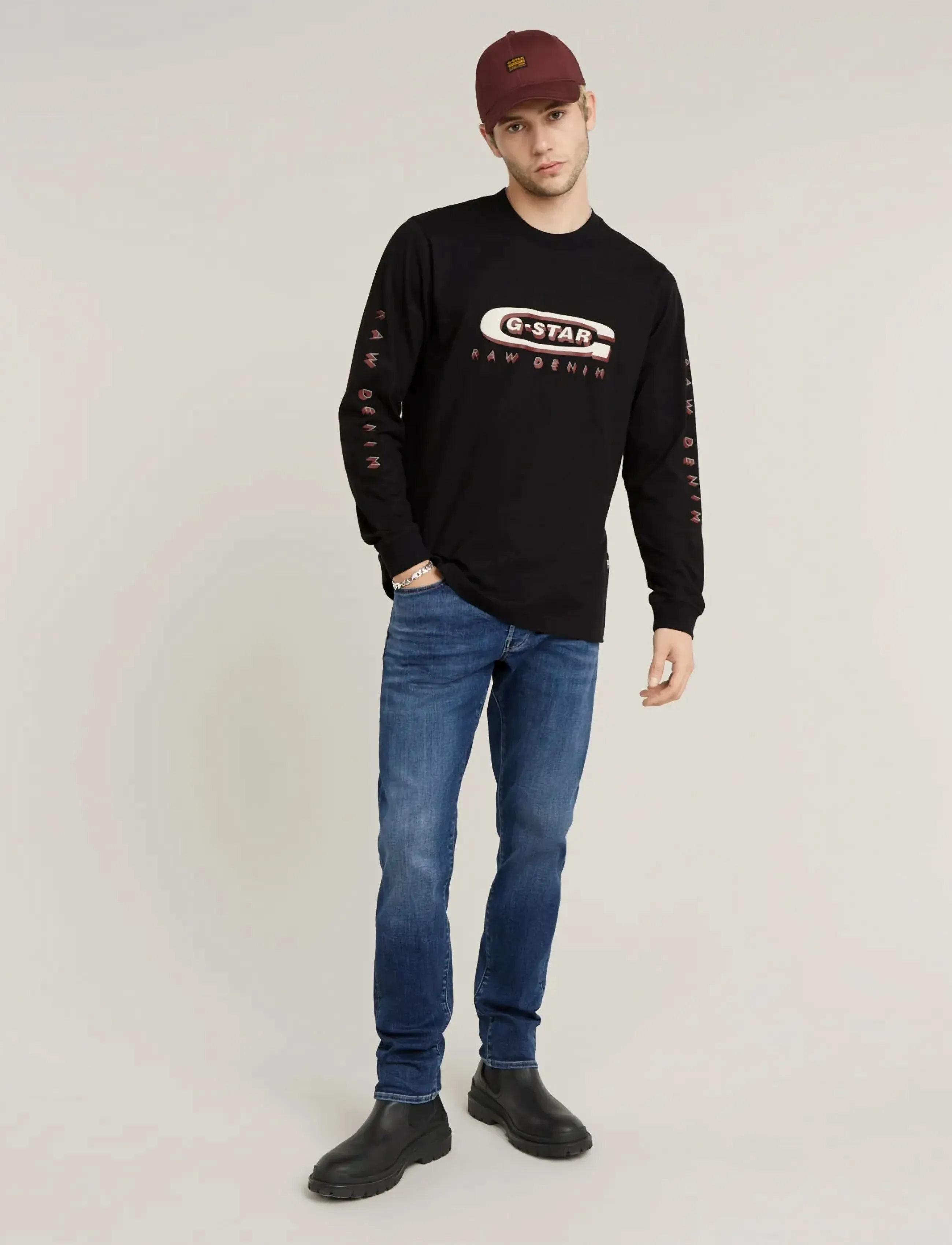 G-Star - 3301 Slim - slim jeans - medium aged - 4