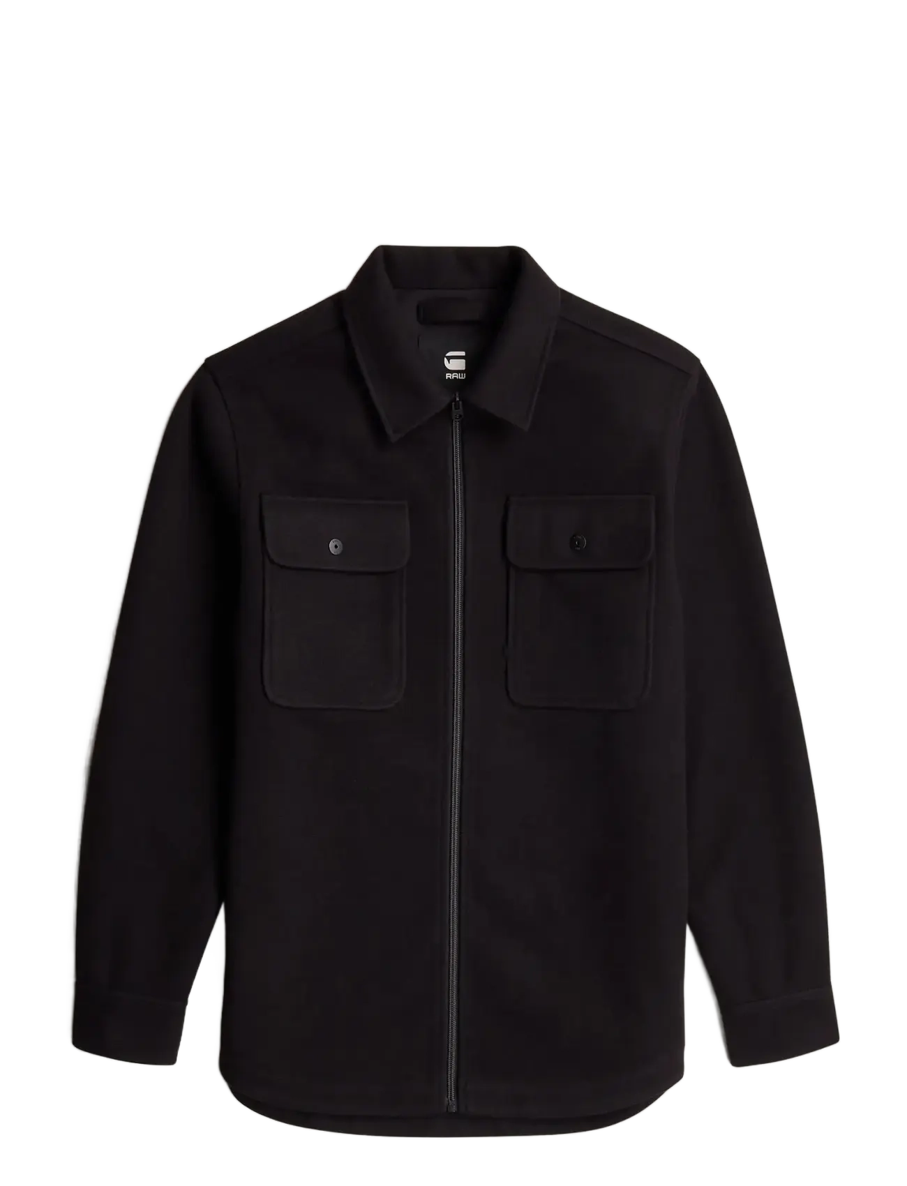 G-Star GPO Zip Overshirt - Kleidung - DK BLACK / black