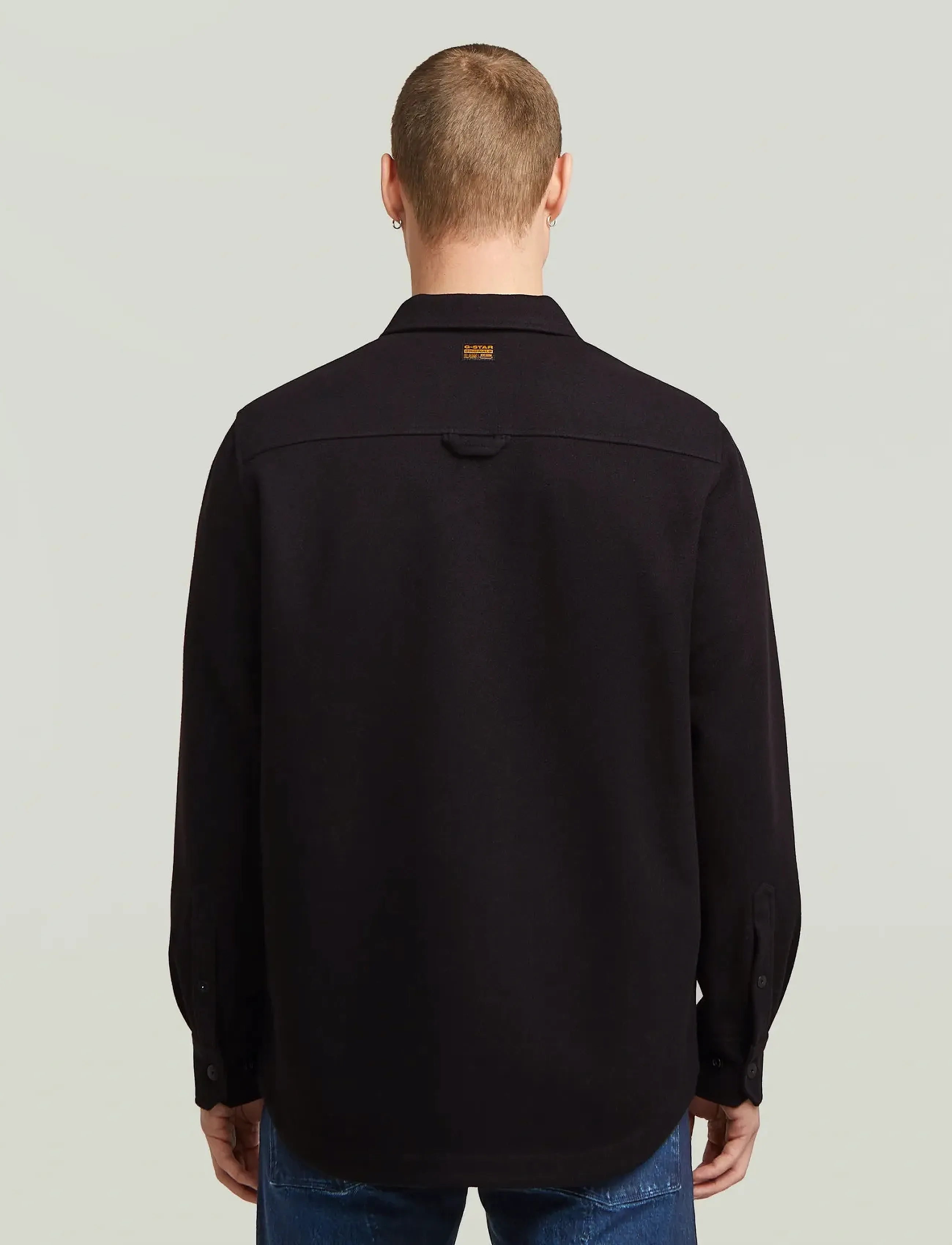 G-Star - GPO Zip Overshirt - mænd - dk black - 2