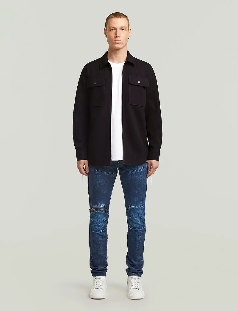 G-Star - GPO Zip Overshirt - overshirts - dk black - 3