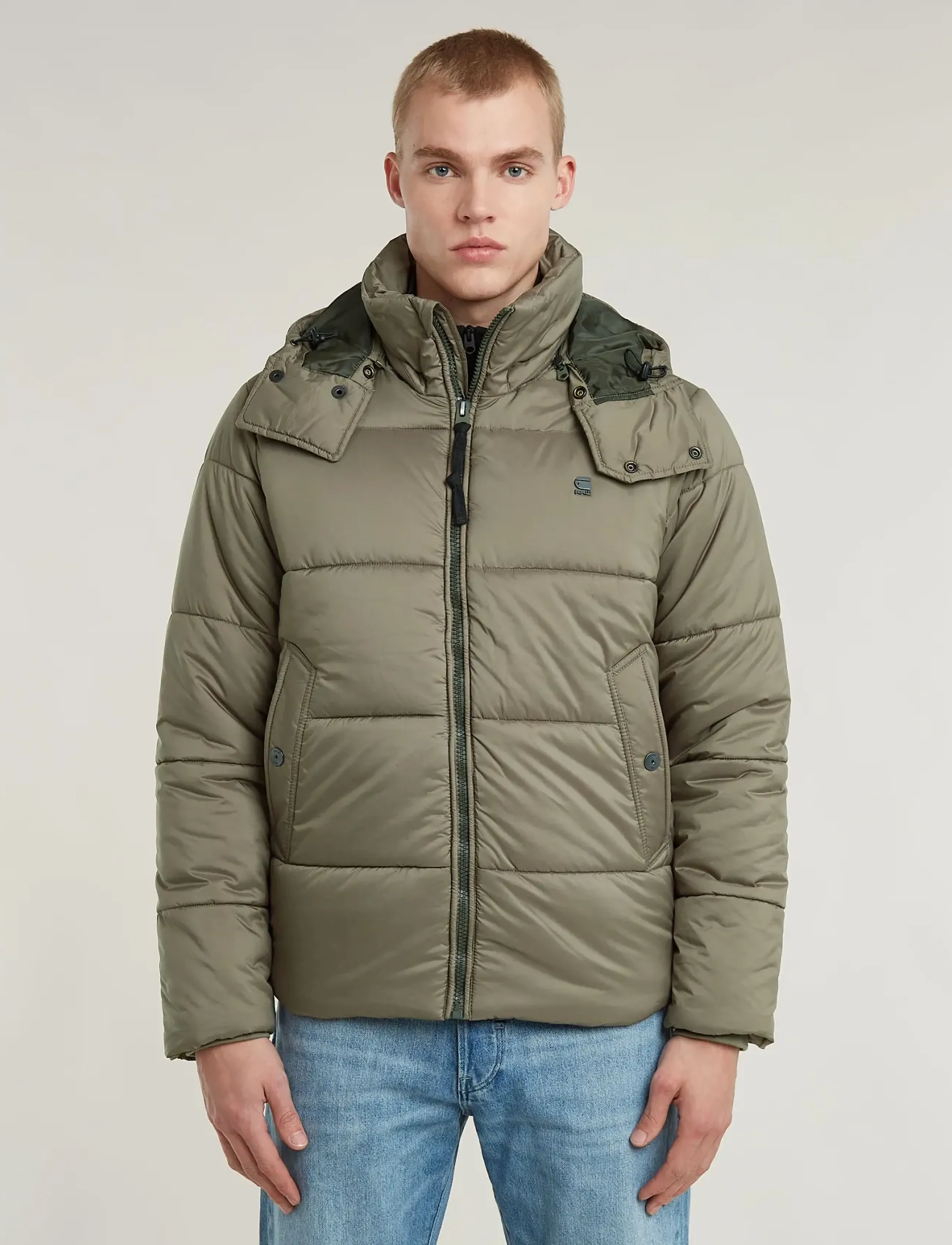 G-Star G-Whistler Padded Hdd Jkt - Daunenjacken - TURF / beige
