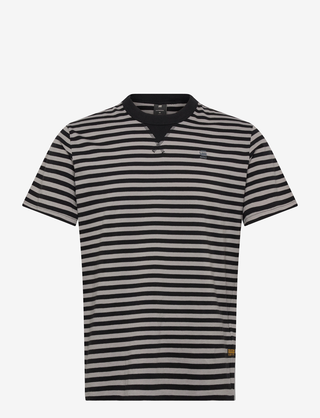 G-Star - Nifous stripe r t - lühikeste varrukatega t-särgid - dk black/grey alloy stripe - 1