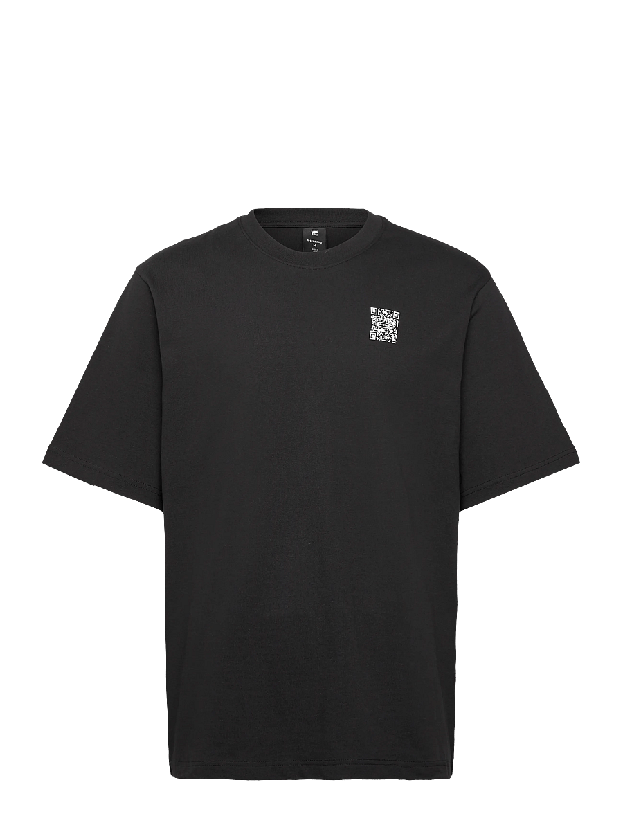 G-Star - QR mini maxi boxy r t - short-sleeved t-shirts - dk black - 0