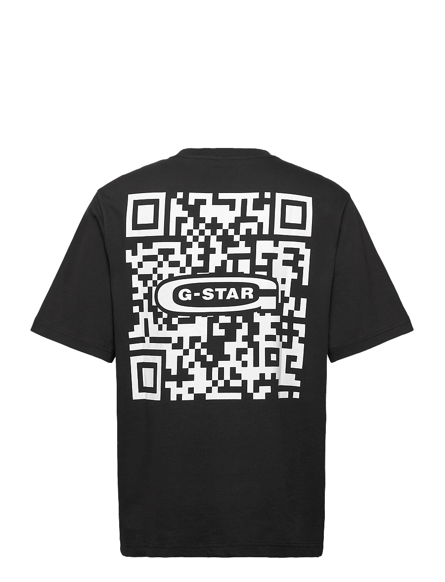 G-Star - QR mini maxi boxy r t - short-sleeved t-shirts - dk black - 1