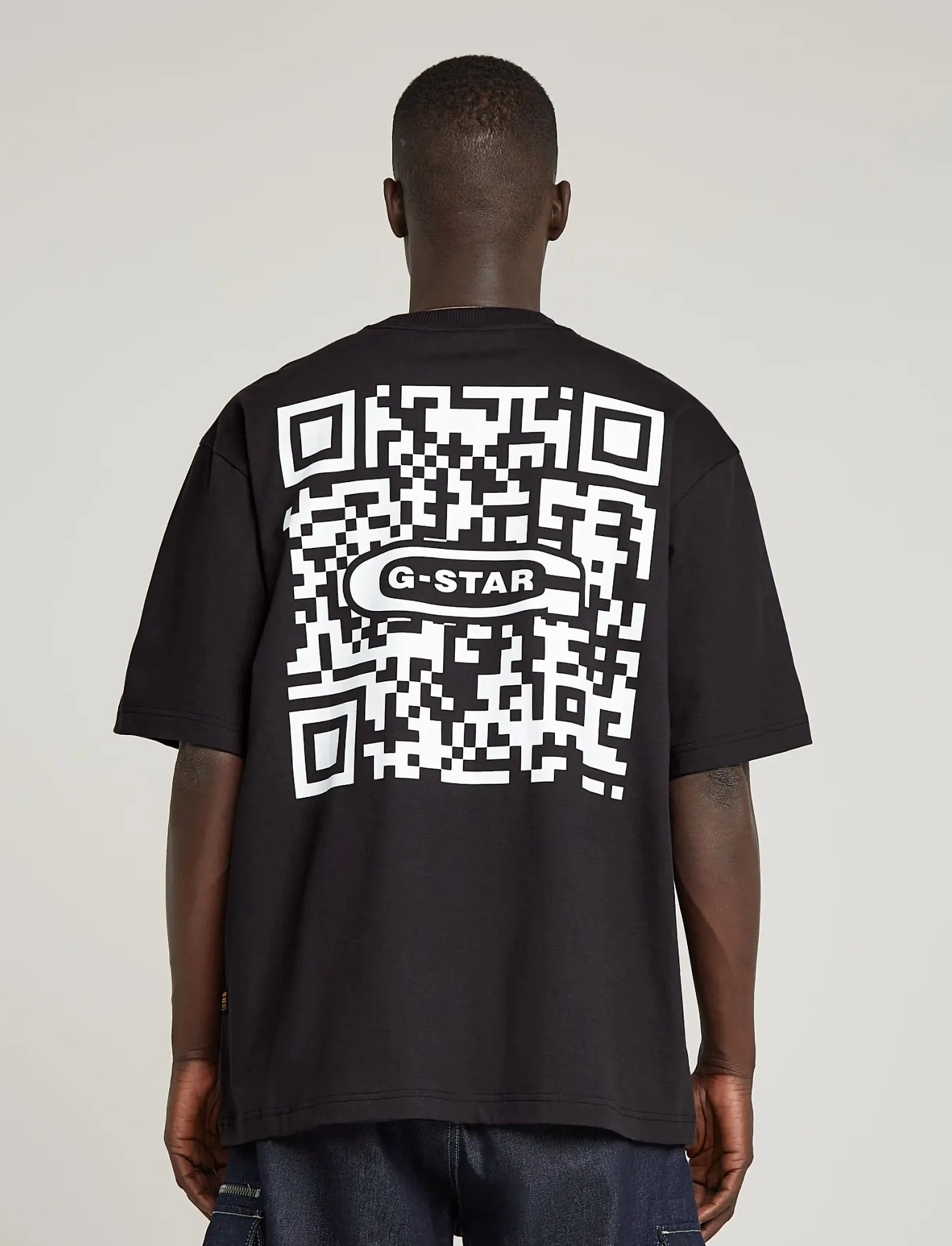 G-Star - QR mini maxi boxy r t - lühikeste varrukatega t-särgid - dk black - 2