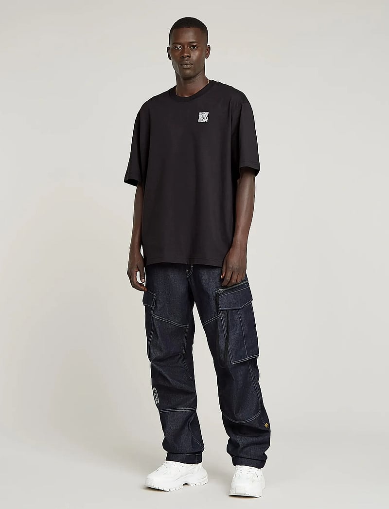 G-Star - QR mini maxi boxy r t - kurzärmelig - dk black - 3