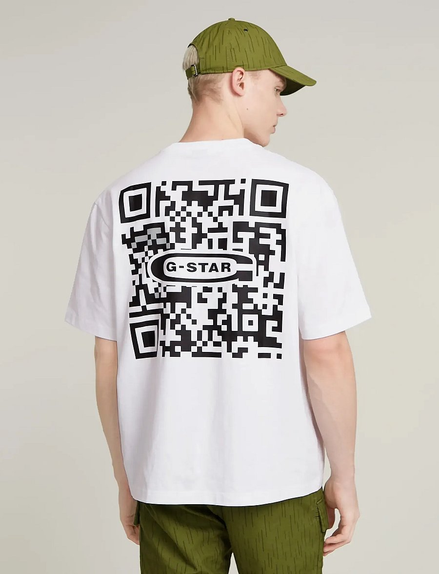 G-Star - QR mini maxi boxy r t - kortærmede t-shirts - white - 2