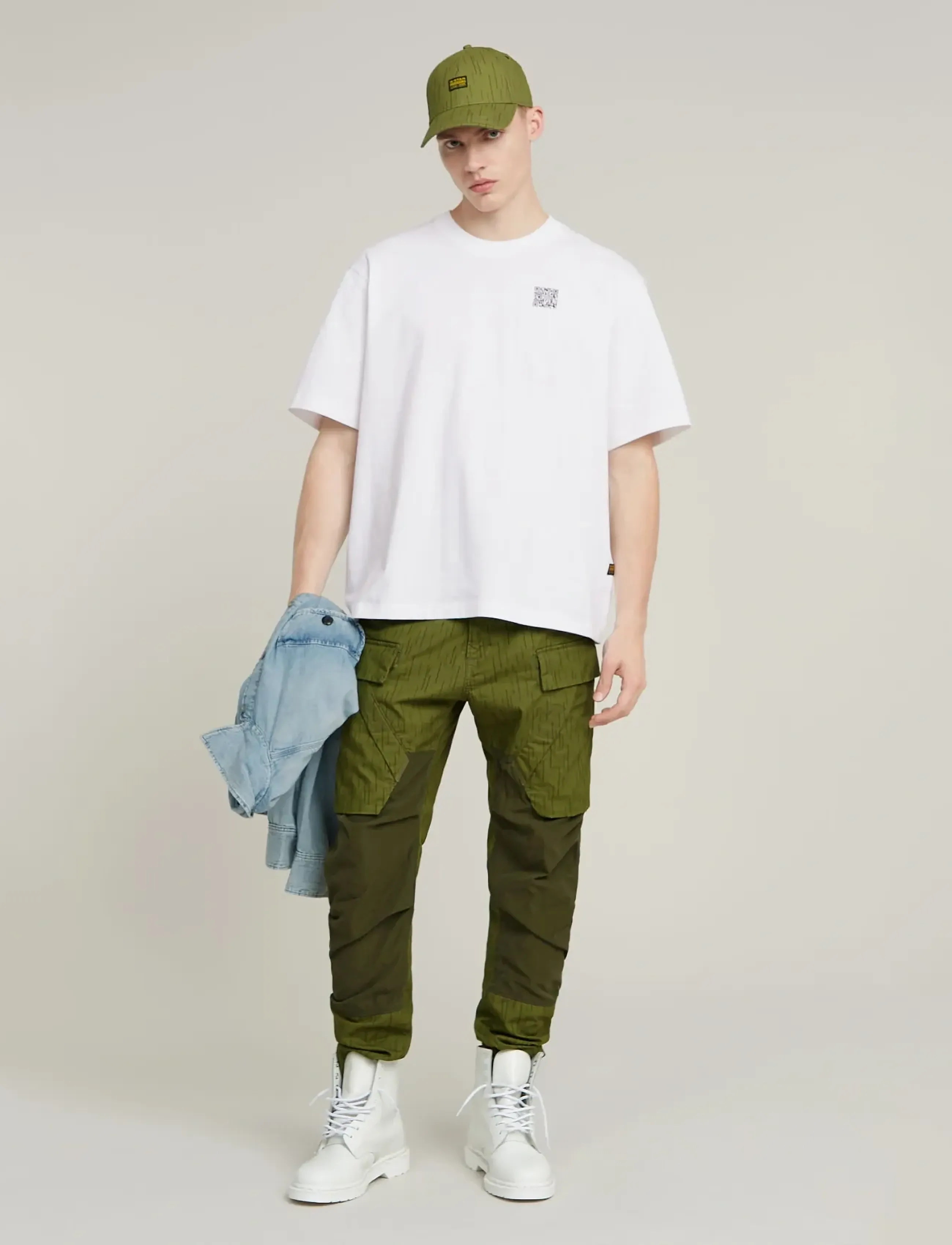 G-Star - QR mini maxi boxy r t - kortärmade t-shirts - white - 3