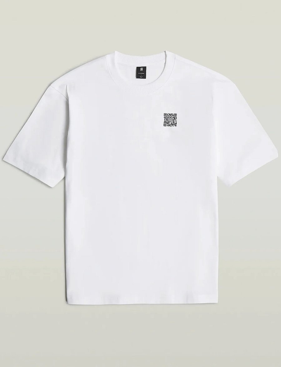 G-Star - QR mini maxi boxy r t - kortærmede t-shirts - white - 4