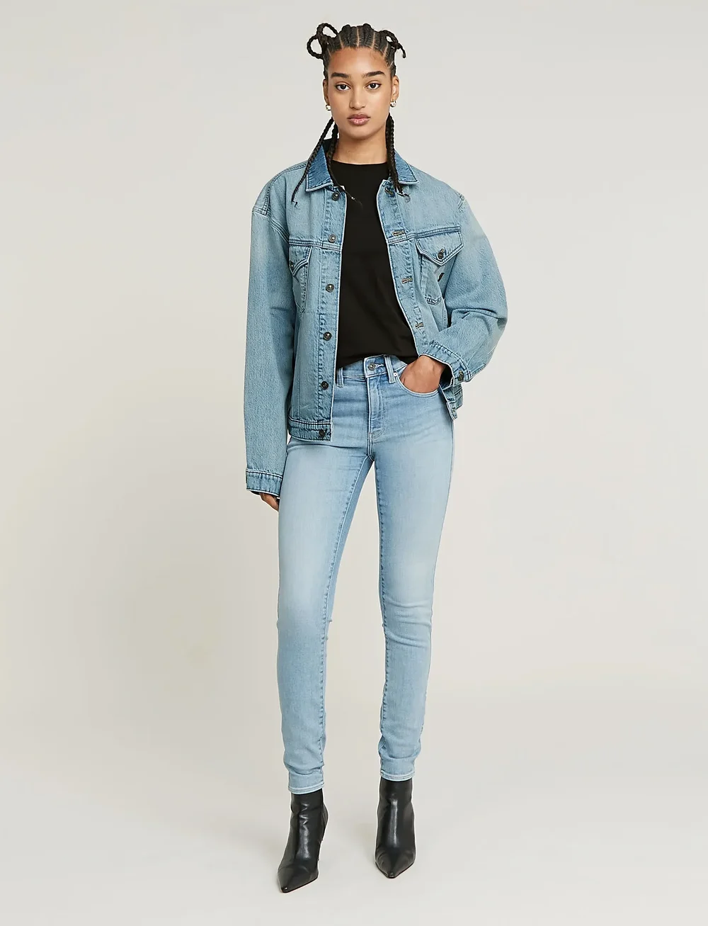 G-Star - Nifous r t wmn - t-shirts - dk black - 4