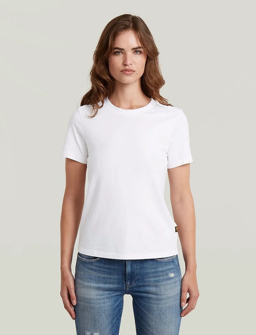 G-Star - Nifous r t wmn - t-shirts - white - 0