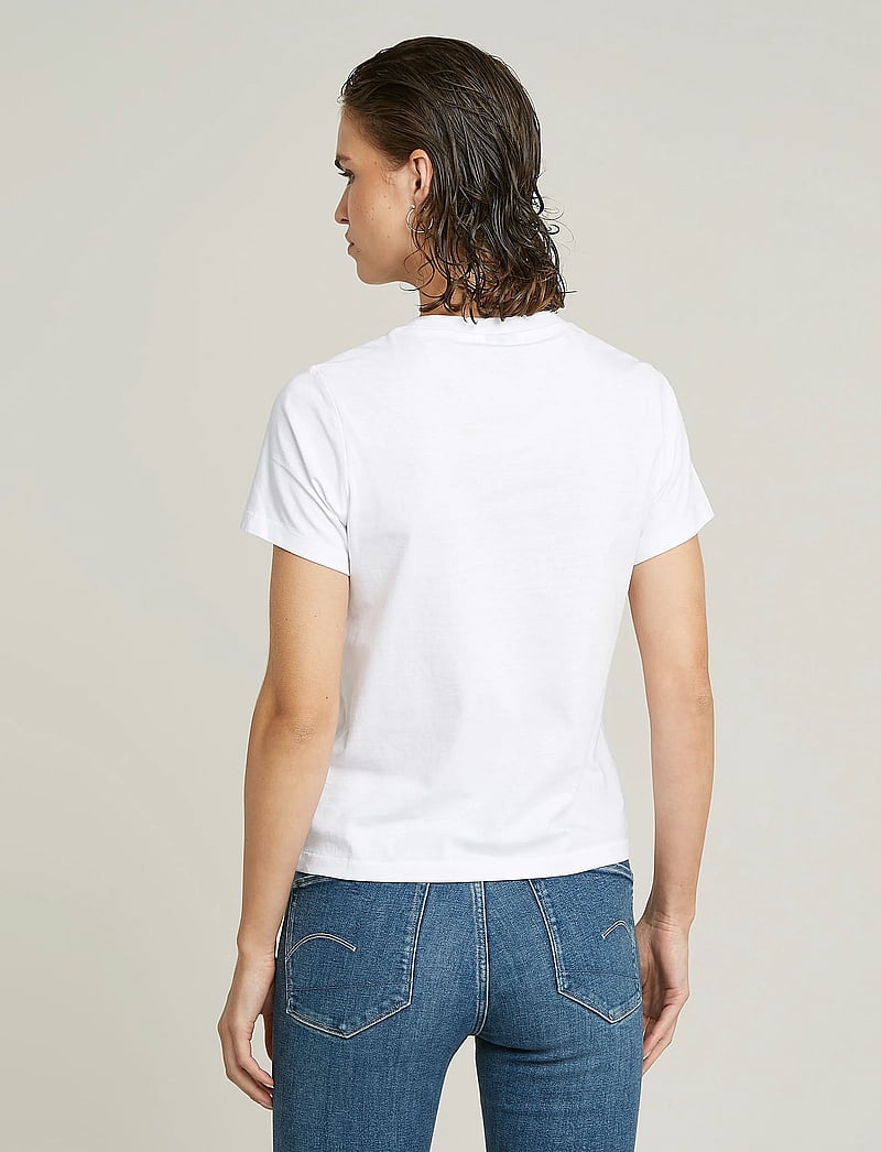 G-Star - Nifous r t wmn - t-shirts - white - 3