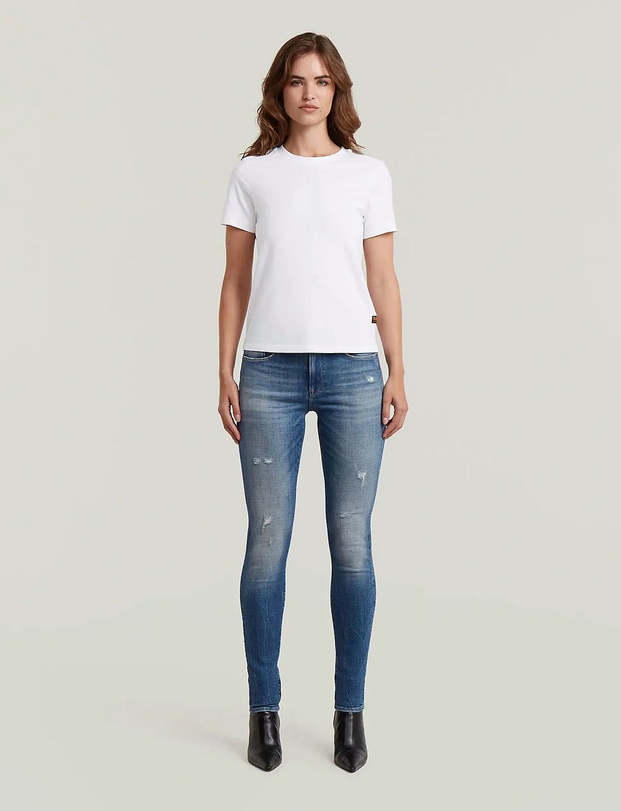 G-Star - Nifous r t wmn - t-shirts - white - 4