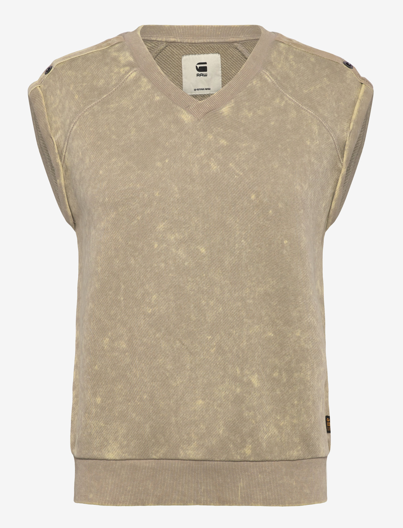 G-Star - Washed s\l sw wmn - Ärmellose tops - dk brick double dye - 0