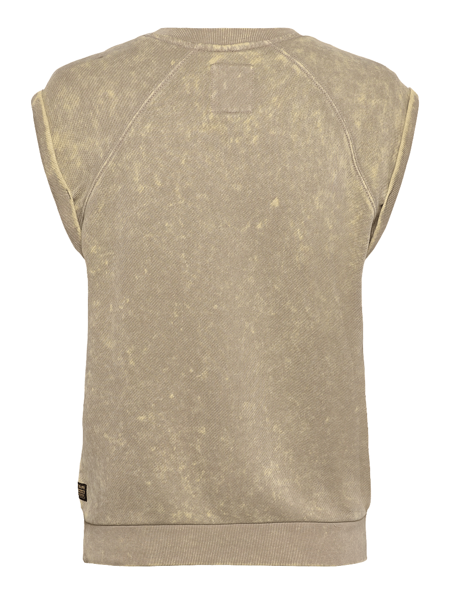 G-Star - Washed s\l sw wmn - Ärmellose tops - dk brick double dye - 1