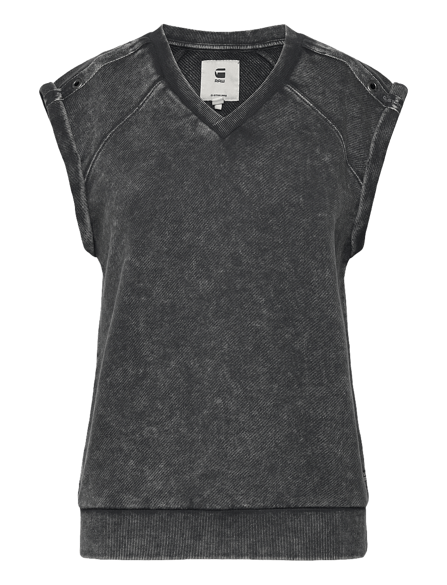 G-Star - Washed s\l sw wmn - Ärmellose tops - petrol double dye - 0