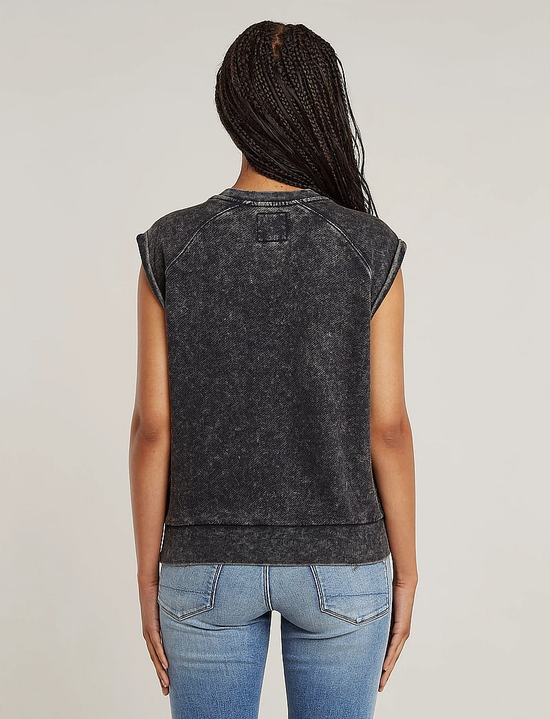 G-Star - Washed s\l sw wmn - Ärmellose tops - petrol double dye - 2