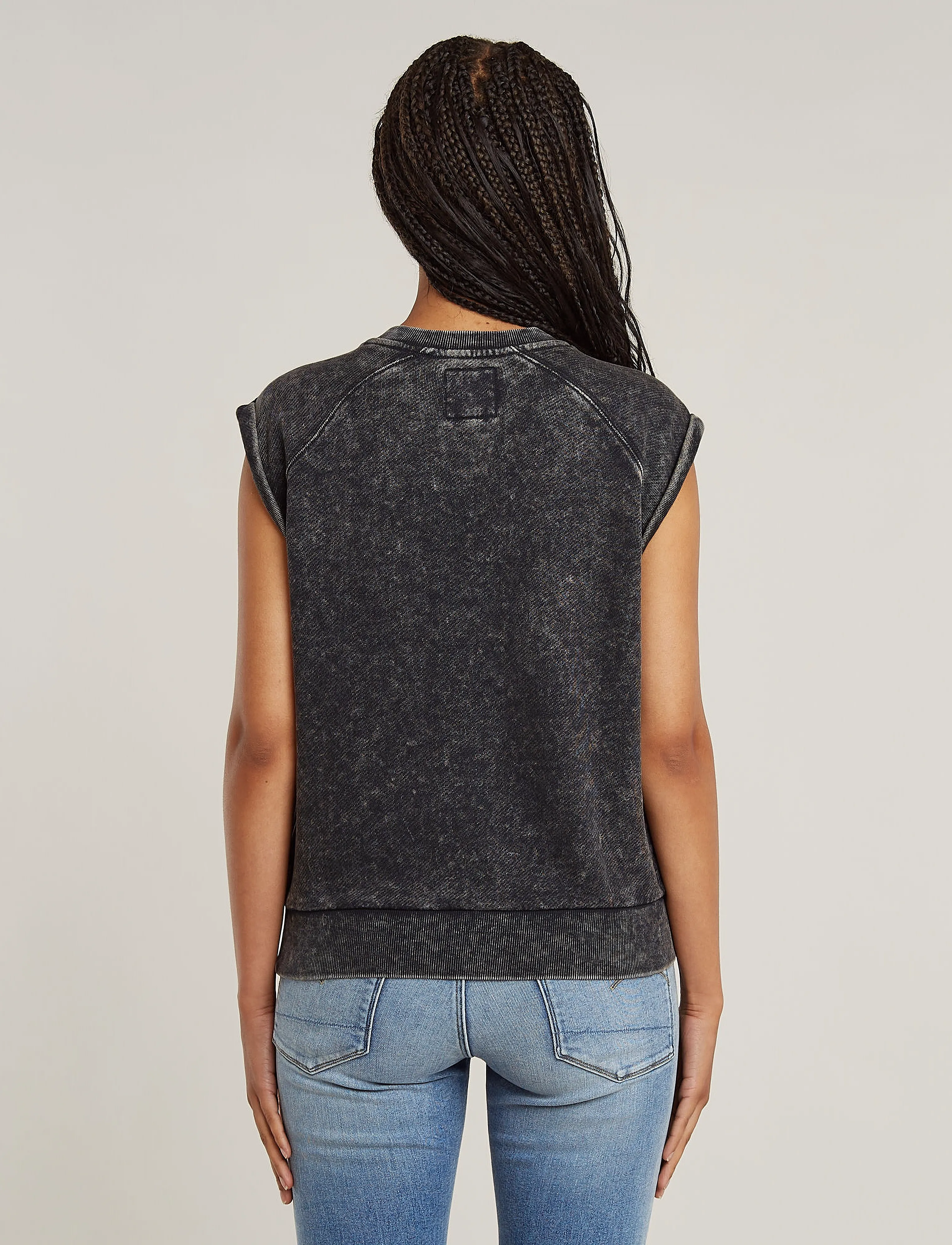 G-Star - Washed s\l sw wmn - Ærmeløse toppe - petrol double dye - 2