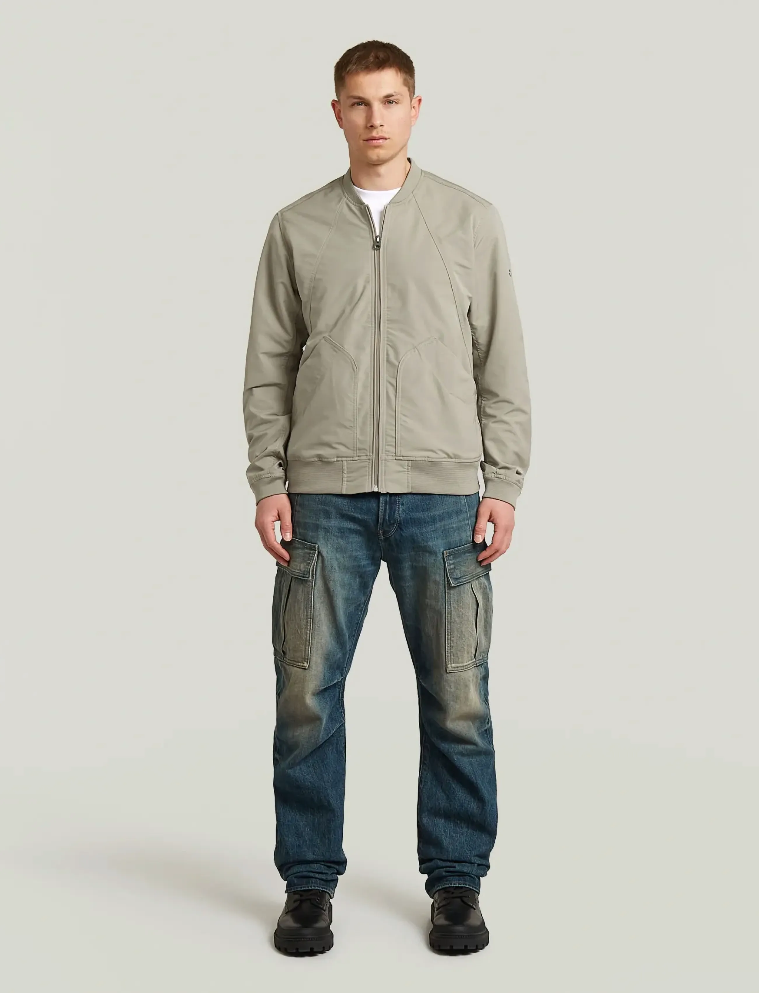 G-Star - Unpadded bomber jkt - kevadjoped - elephant skin - 3