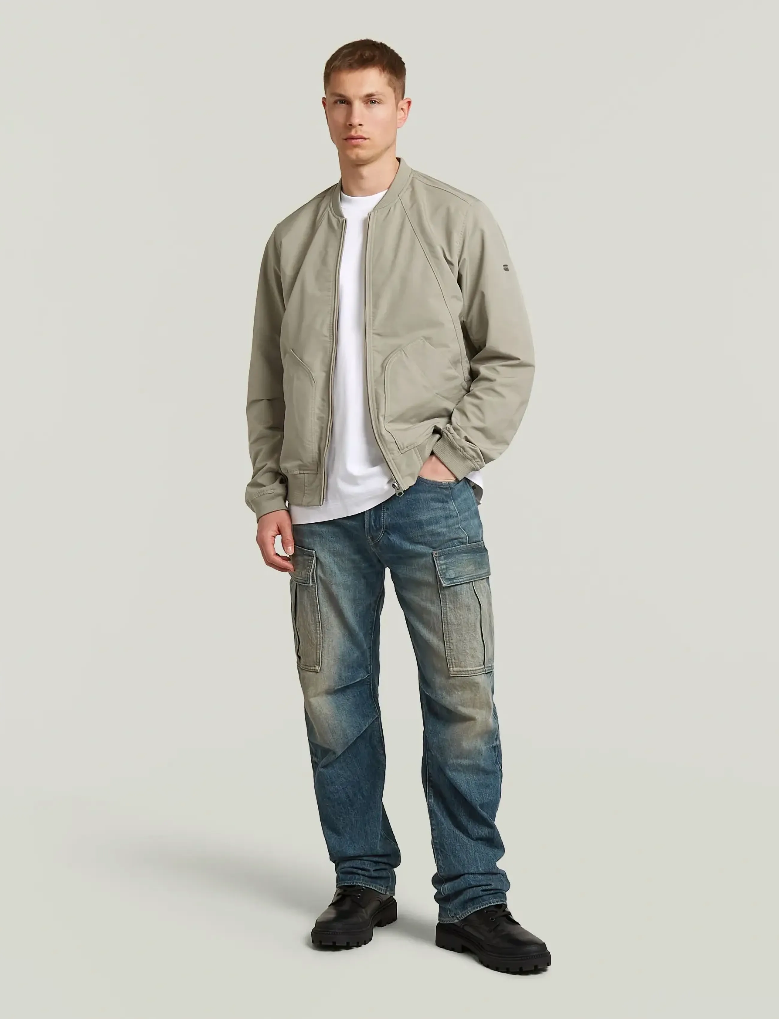 G-Star - Unpadded bomber jkt - kevadjoped - elephant skin - 5