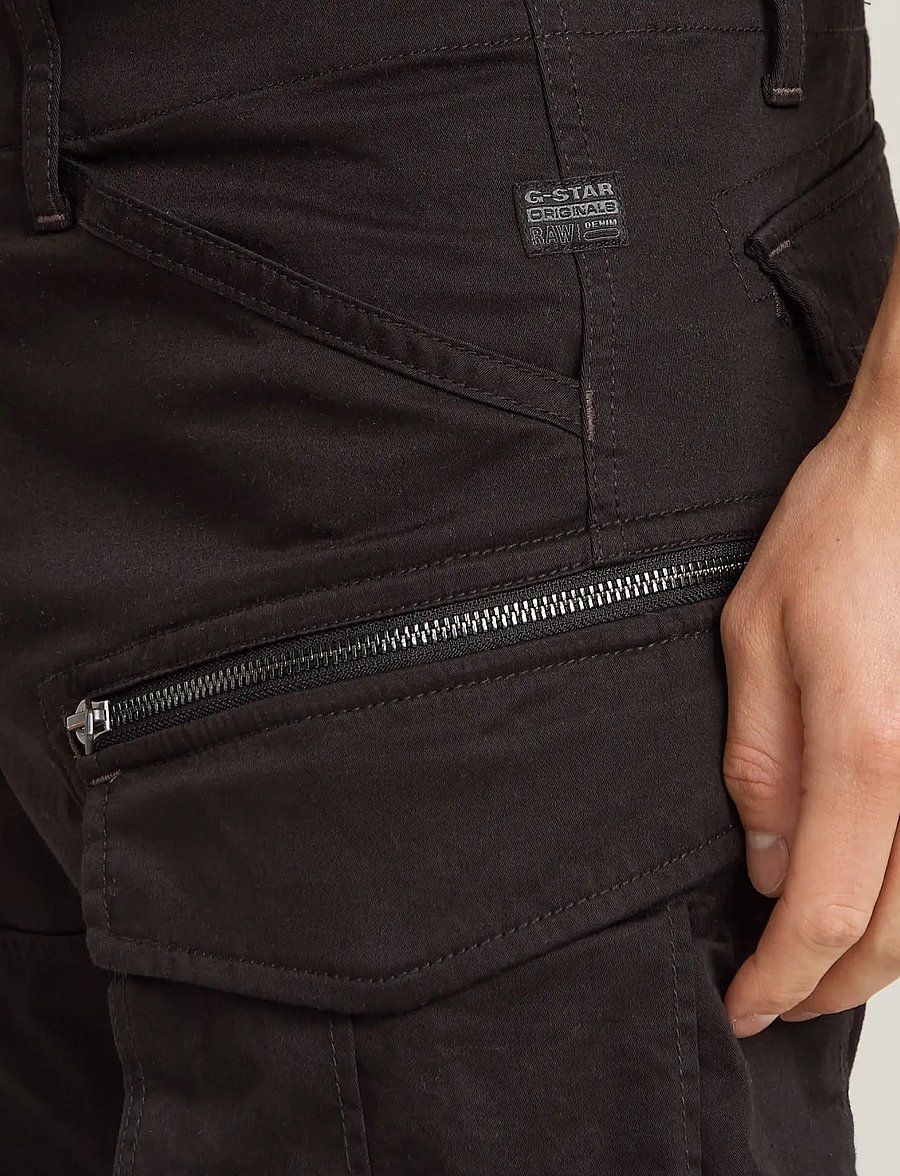 G-Star - Rovic zip regular short - cargo shorts - dk black - 5