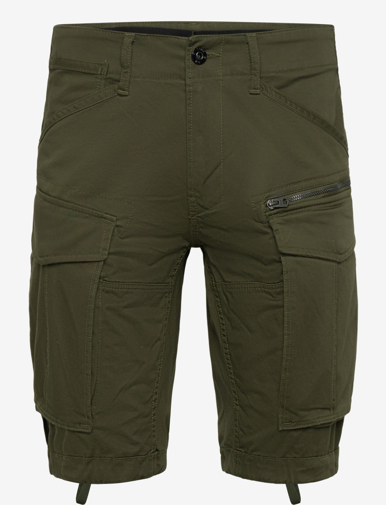 G-Star - Rovic zip regular short - cargo shorts - dk bronze green - 1