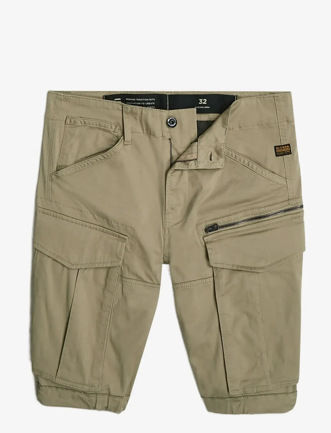 G-Star - Rovic zip regular short - mænd - dune - 1
