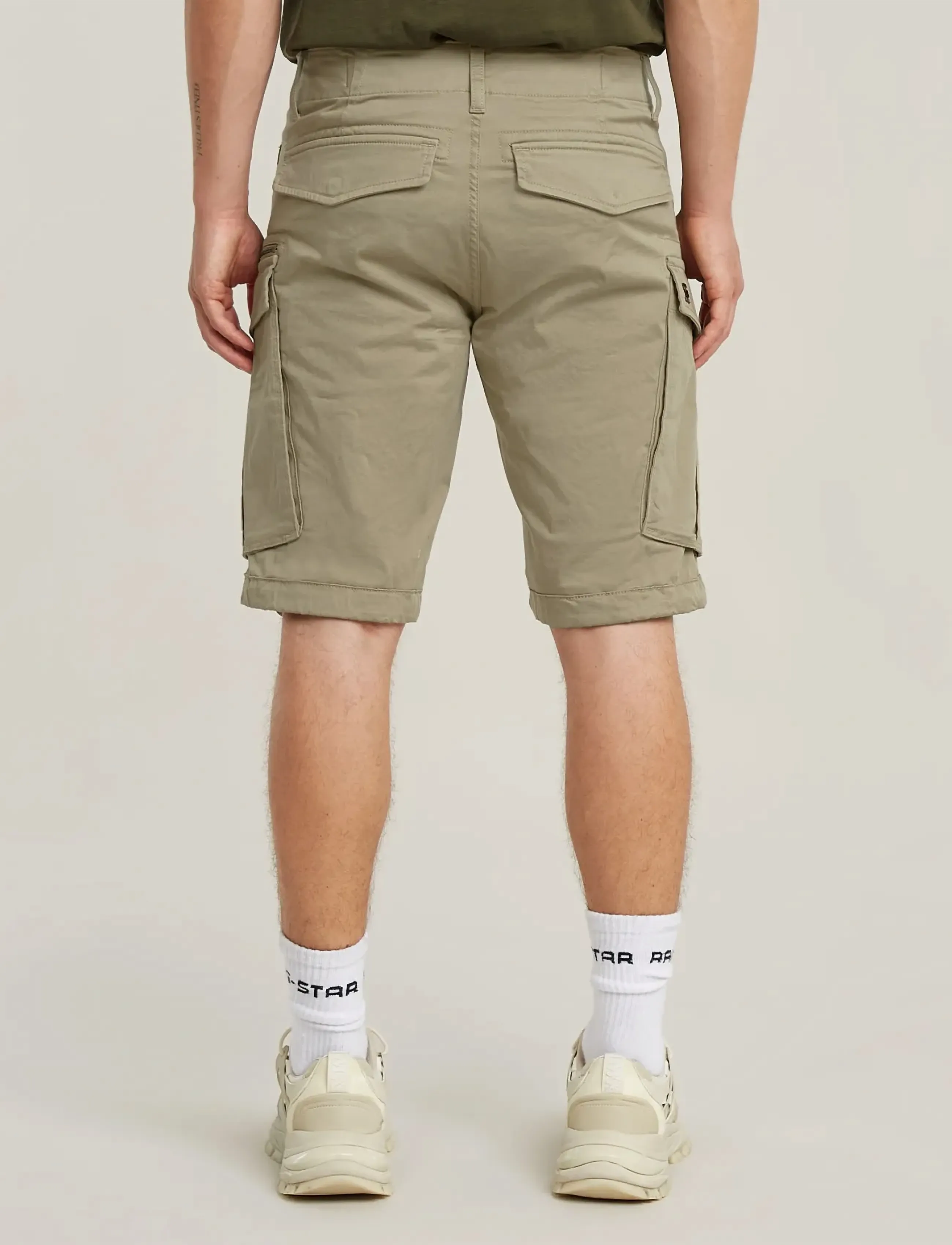 G-Star - Rovic zip regular short - mænd - dune - 2