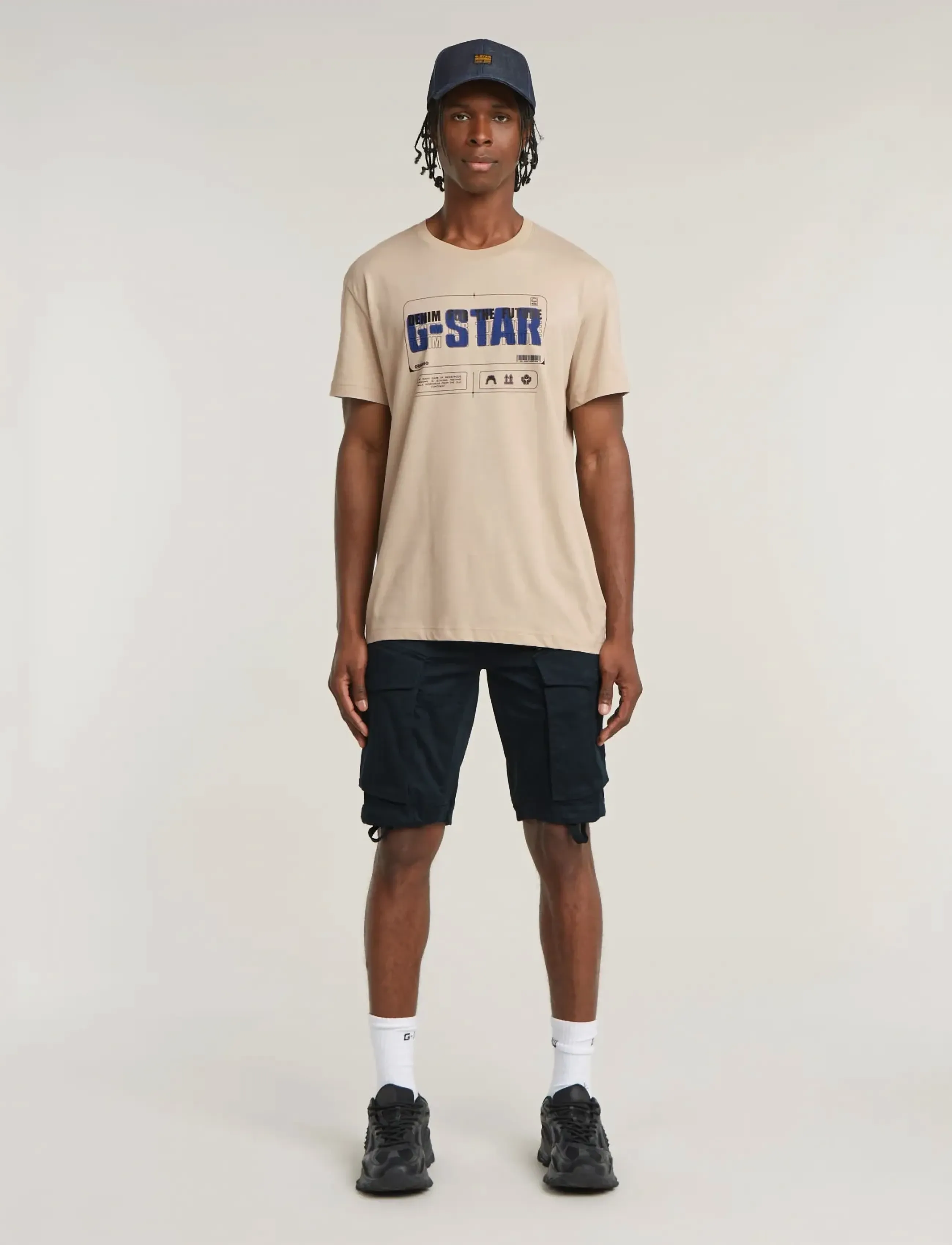 G-Star - Rovic zip regular short - mehed - salute - 4