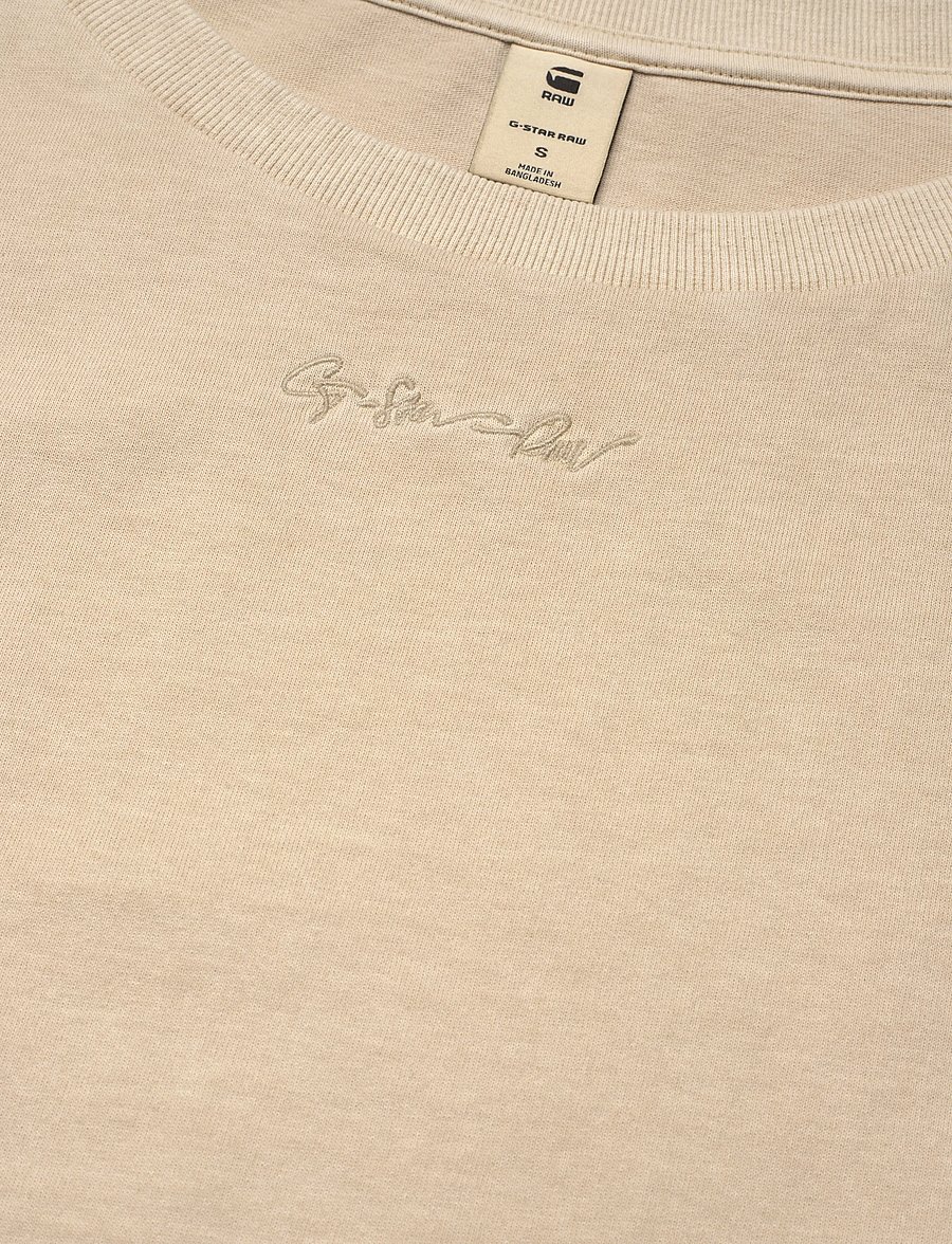 G-Star - Mini g-script logo overdyed s-l r t - Ärmellose tops - dk brick gd - 4
