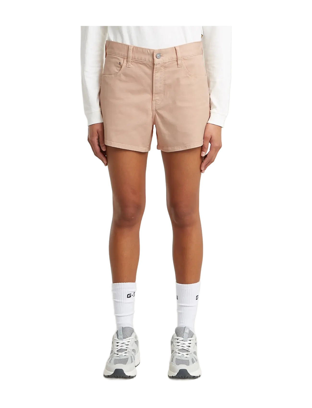 G-STAR Judee Kurz Clean Edge Wmn Beige - 29 - Damen