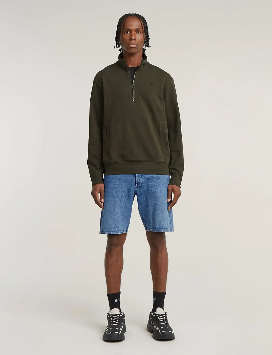 G-Star - Nifous half zip sw - pullover mit halbem reißverschluss - asfalt - 4
