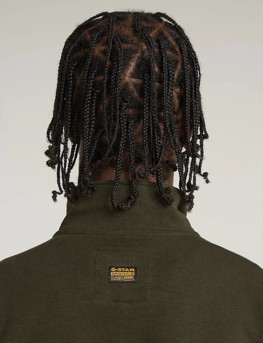 G-Star - Nifous half zip sw - pullover mit halbem reißverschluss - asfalt - 5