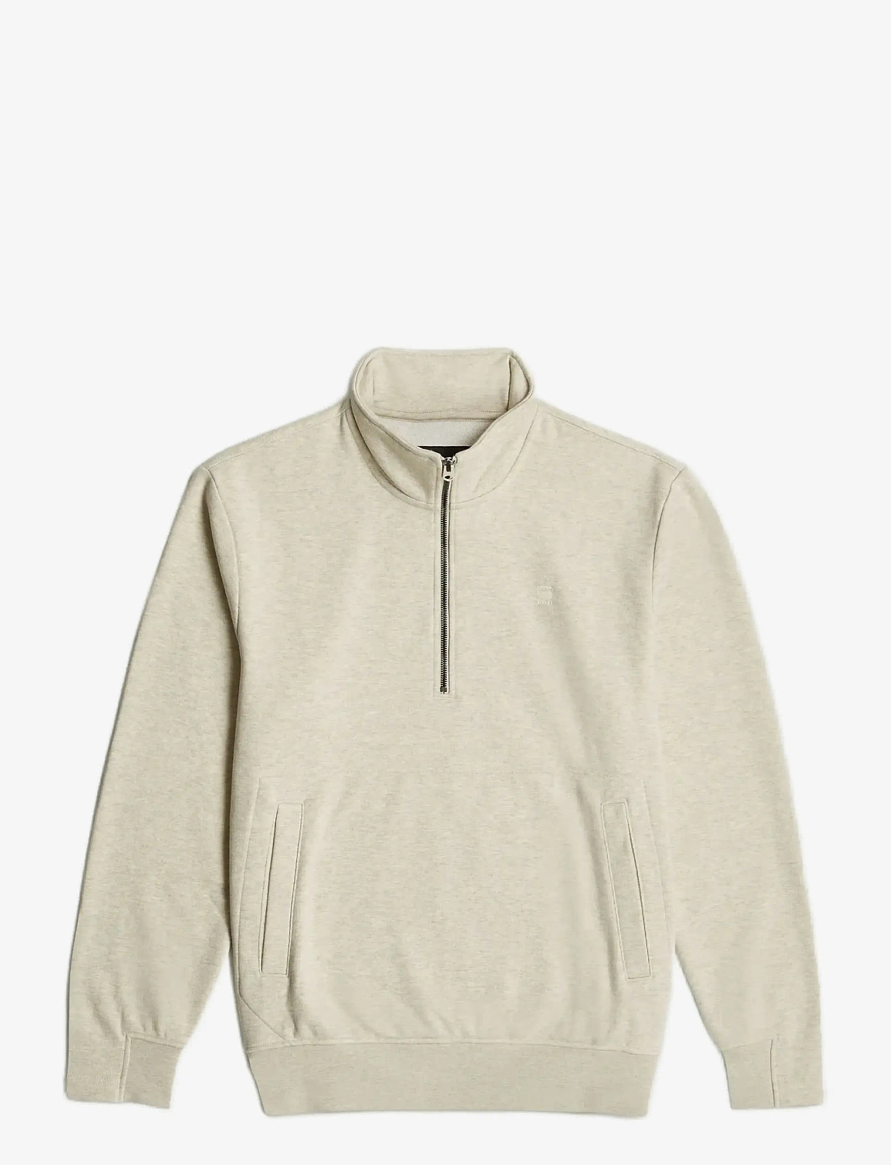 G-Star - Nifous half zip sw - pullover mit halbem reißverschluss - whitebait htr - 1