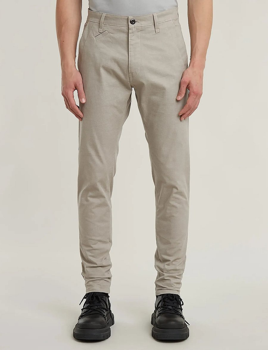 G-Star - Bronson 3.0 Slim Chino - chinos - toggee/milk dobby - 0