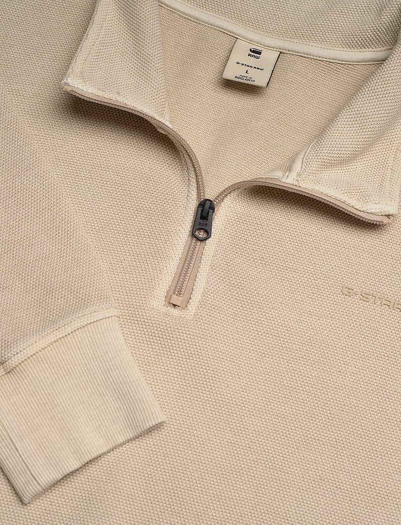 G-Star - Overdyed half zip tweeter - halfzip strik - dk brick gd - 2