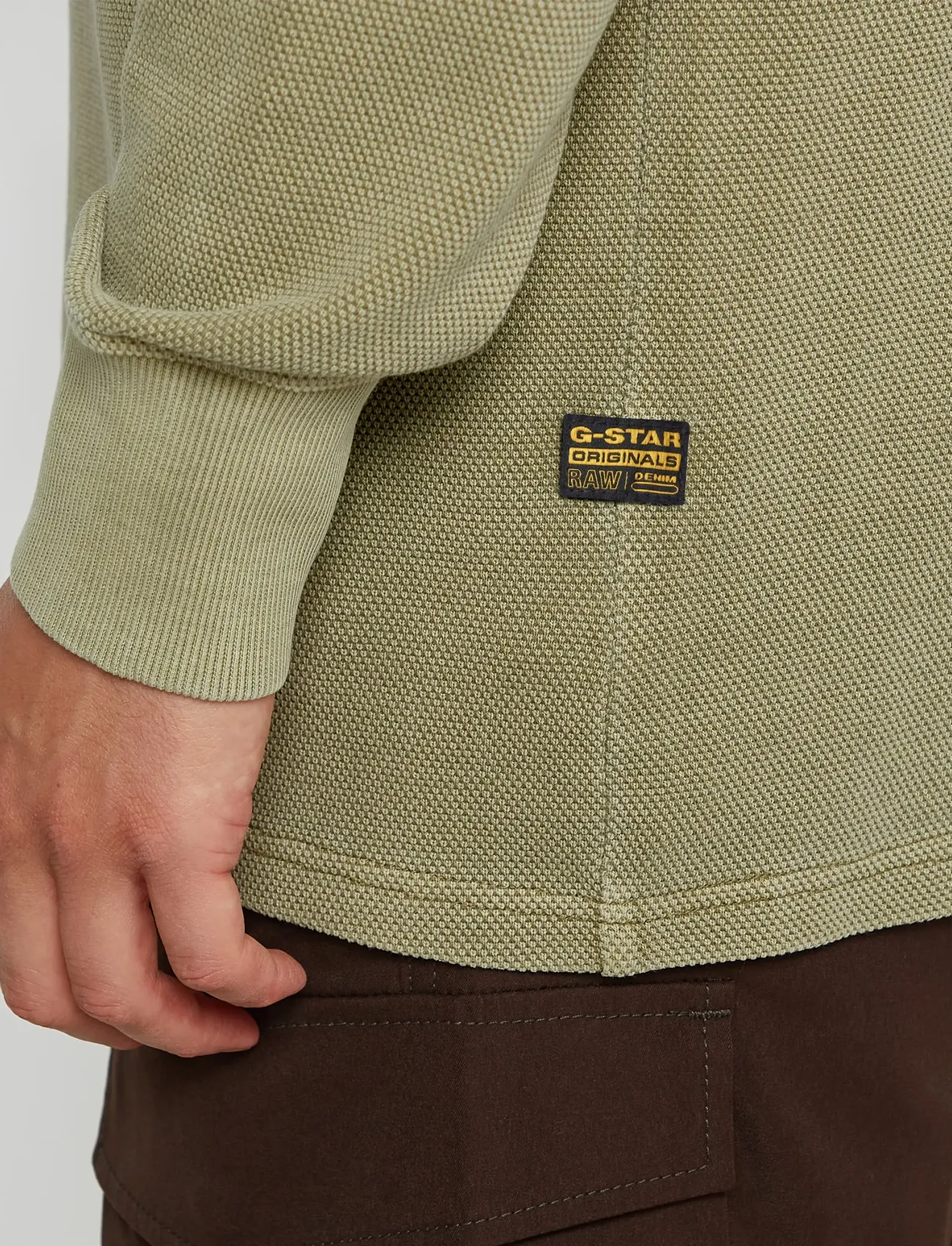 G-Star - Overdyed half zip tweeter - mænd - ensis green gd - 4
