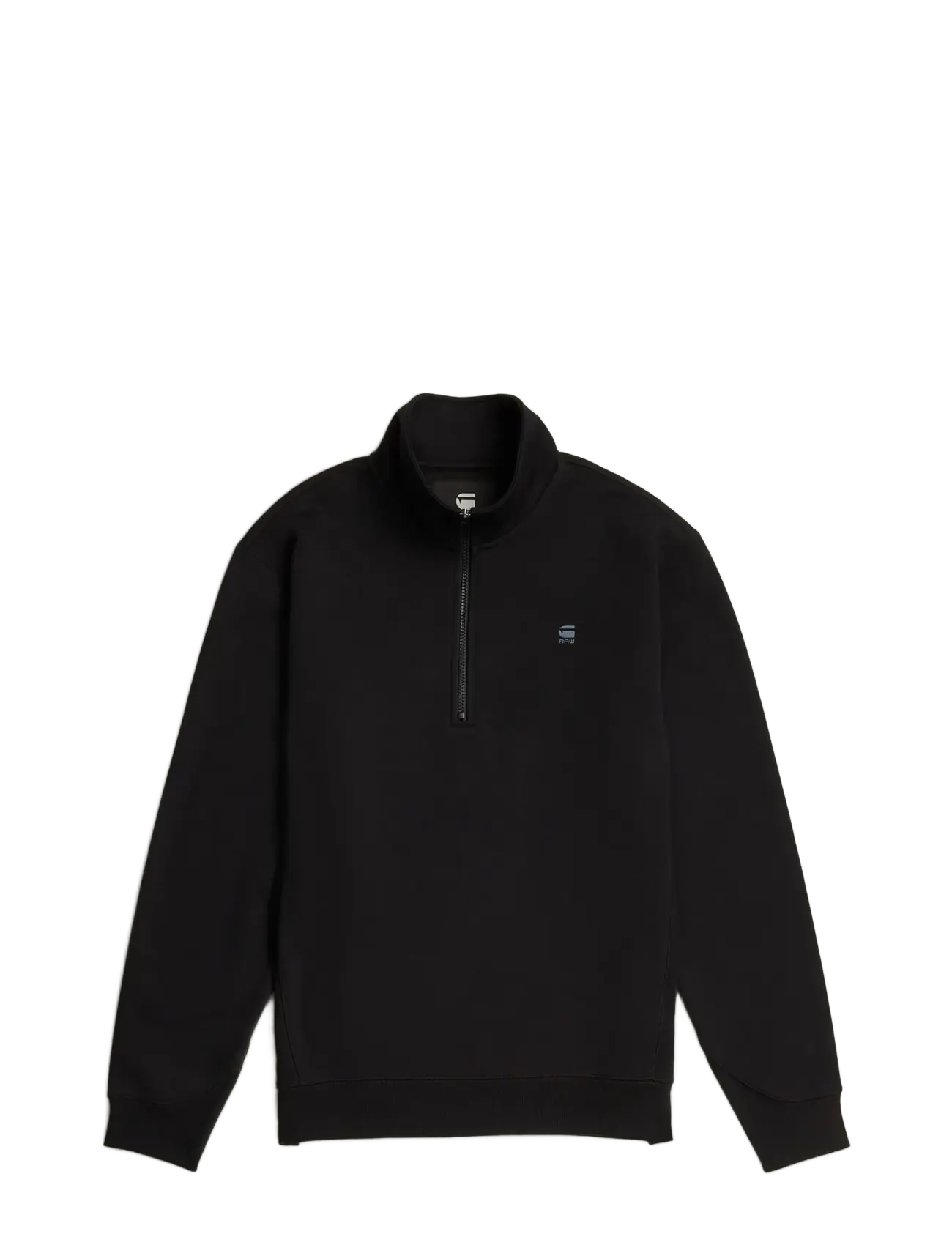 G-Star Premium core half zip r sw l\s - G-star - DK BLACK / black