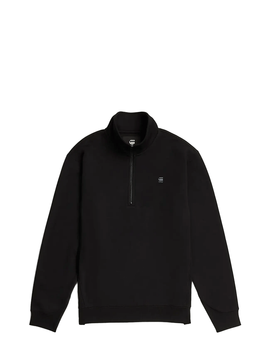 G-Star - Premium core half zip r sw l\s - sweatshirts - dk black - 1