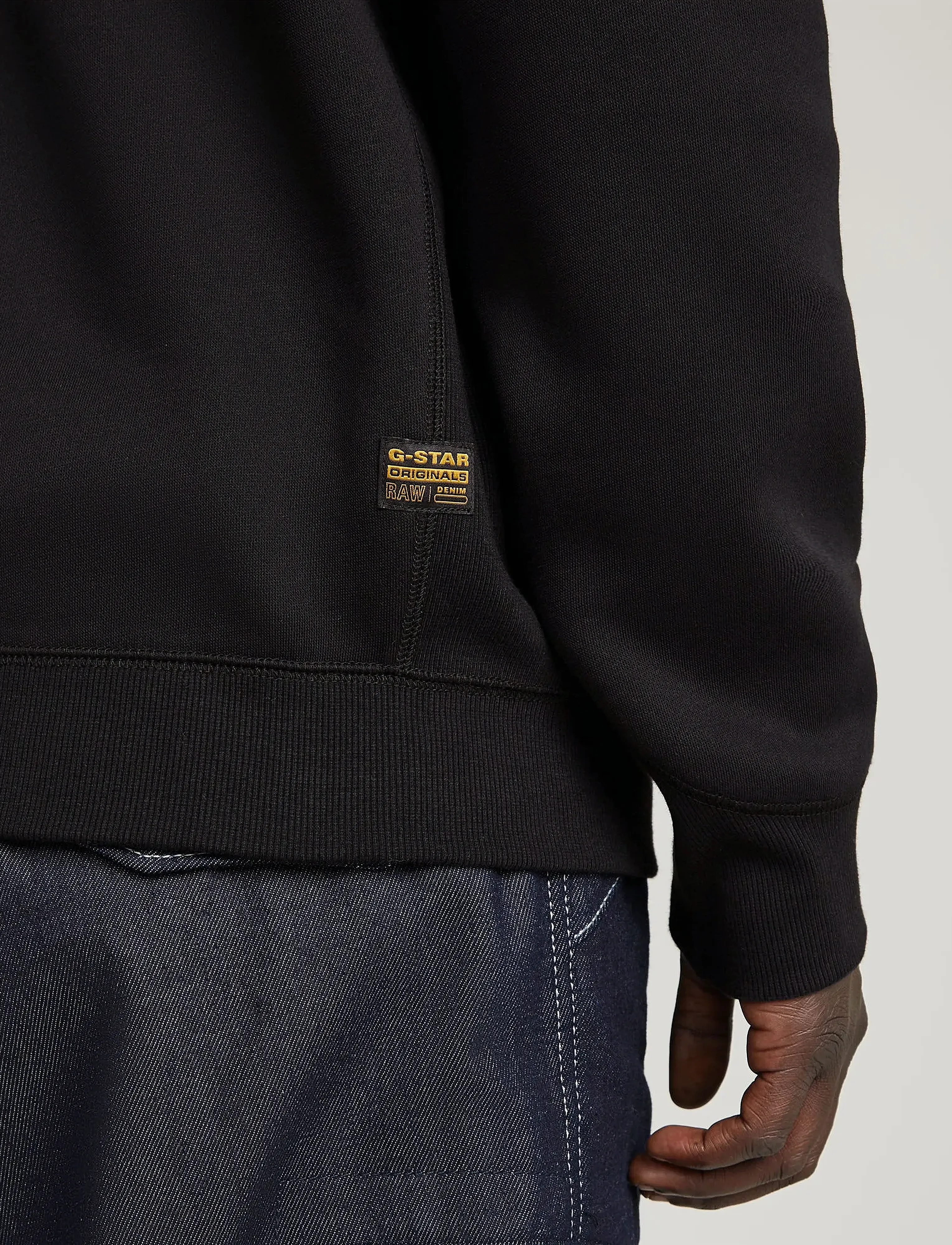 G-Star - Premium core half zip r sw l\s - dressipluusid - dk black - 4
