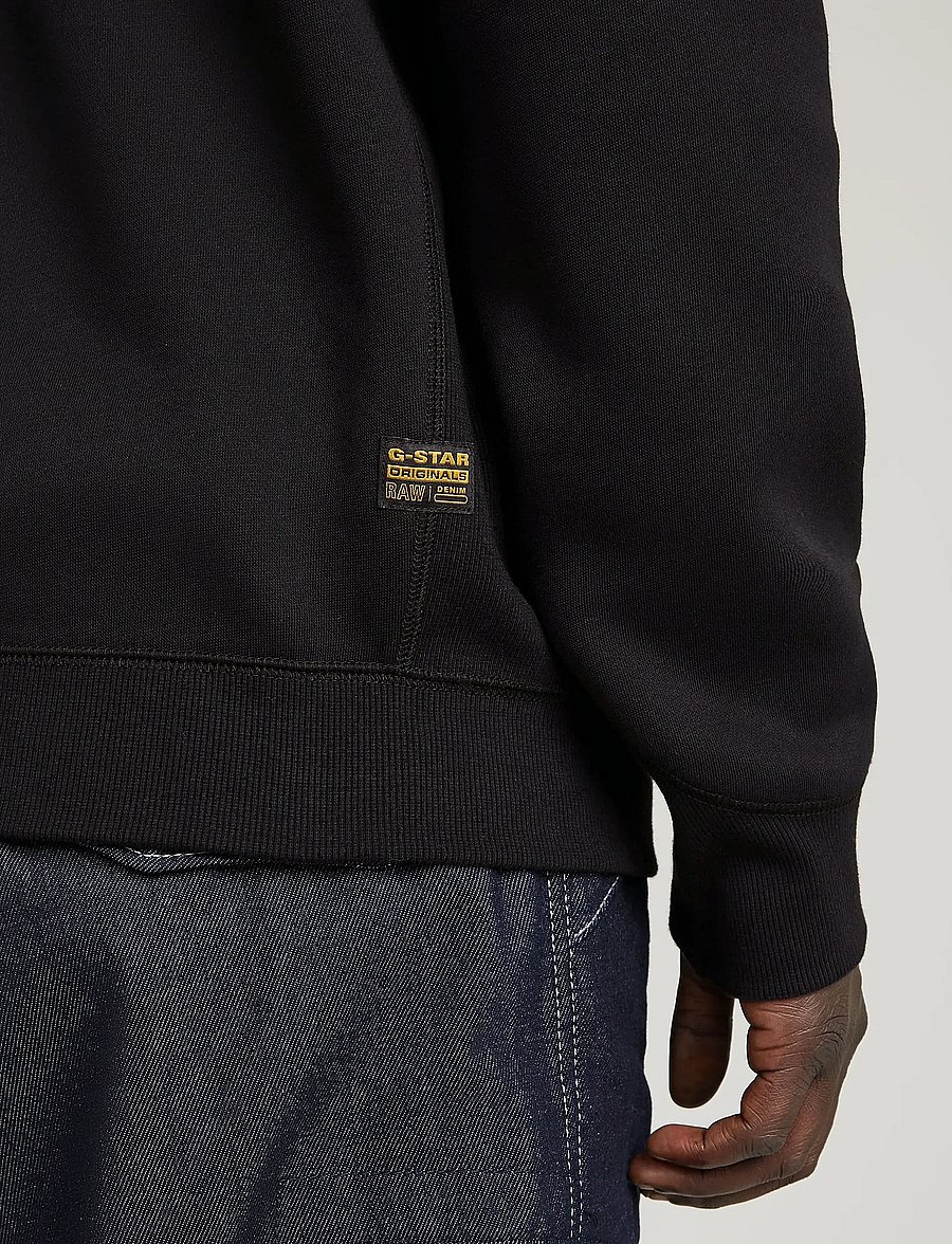 G-Star - Premium core half zip r sw l\s - sweatshirts - dk black - 4