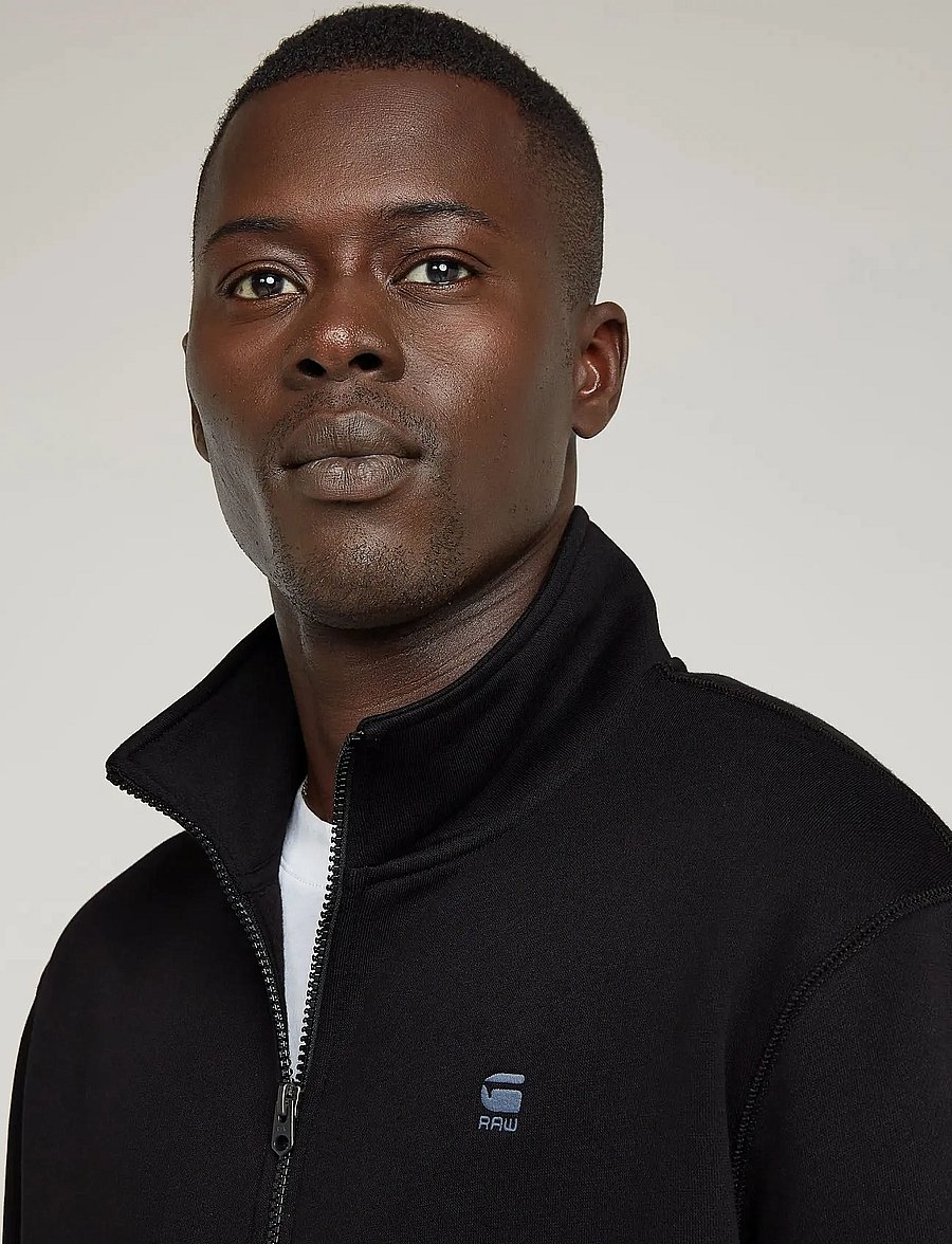 G-Star - Premium core half zip r sw l\s - sweatshirts - dk black - 5