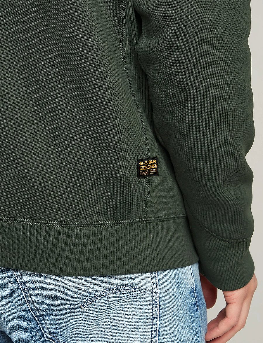 G-Star - Premium core half zip r sw l\s - sweatshirts - graphite - 4
