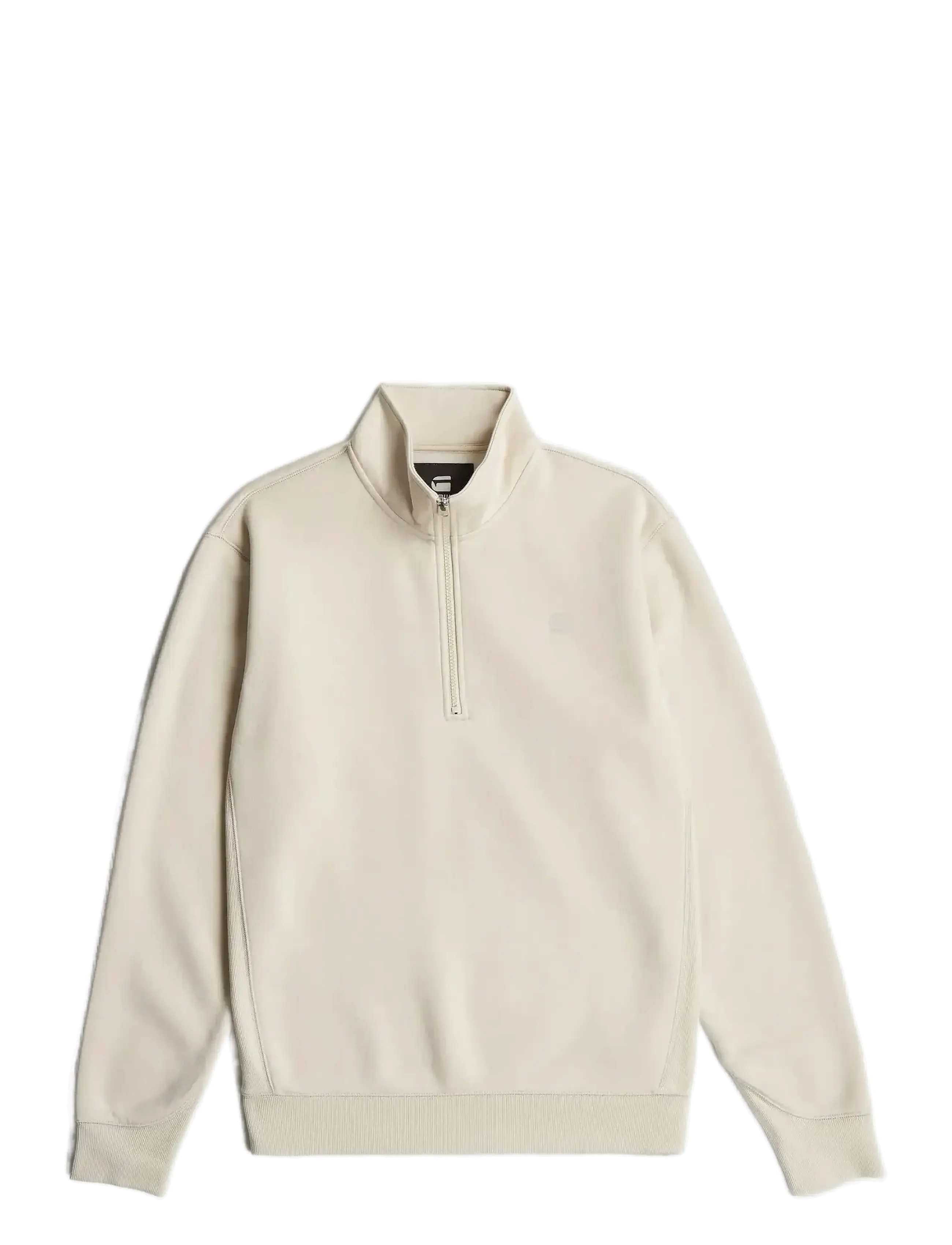 G-Star Premium core half zip r sw l\s - G-star - WHITEBAIT / cream
